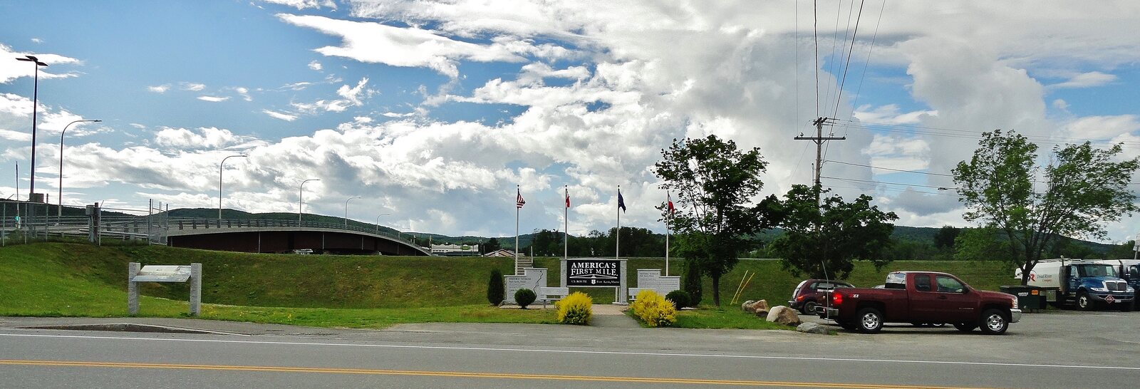 U.S. Route 1 at America's First Mile, Fort Kent